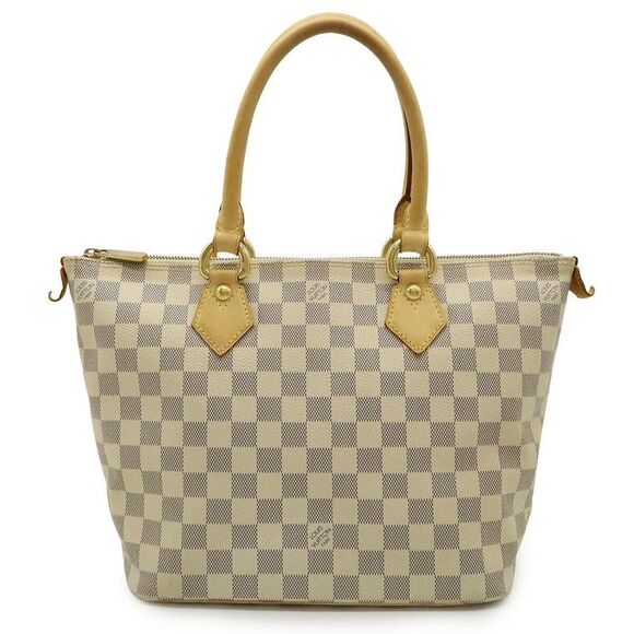 Pre Loved louis vuitton Women white | white Tote Bags - Picture 1 of 8